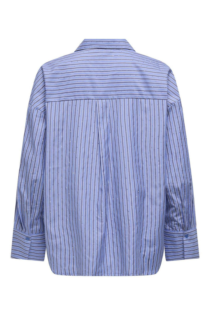 Only - Onloregon Alva Ls Rhinestone Shirt 15348536 - 4757709 - Persian Jewel W Stripes