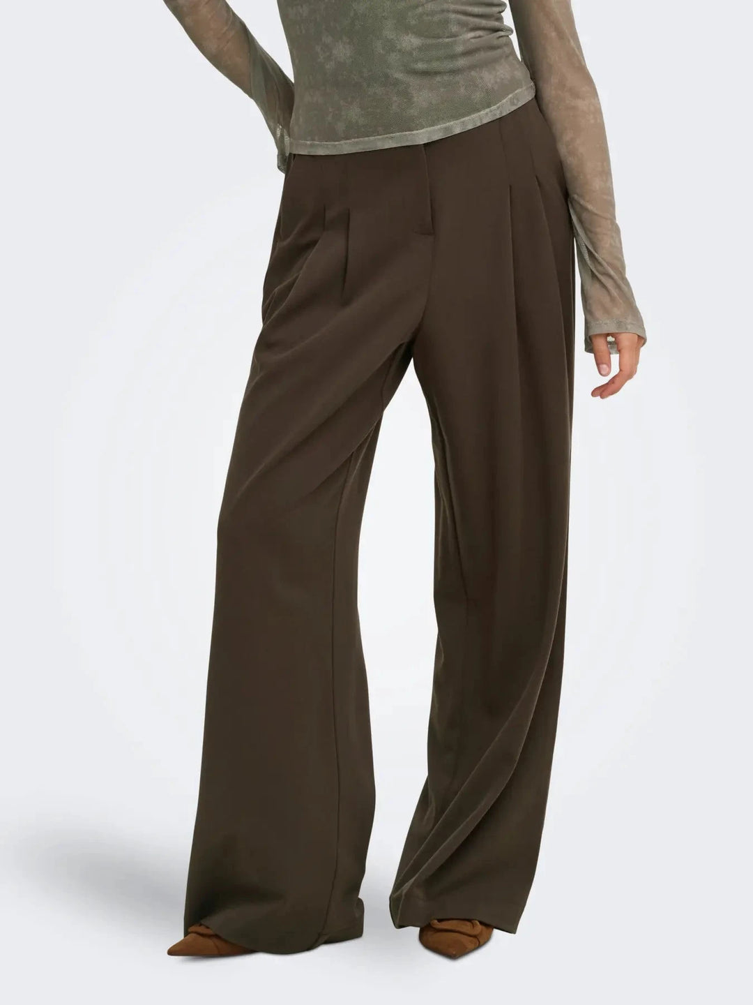 Only - Onlpalino Wide Pleat Pant Tlr - 5116274 Delicioso Bukser 