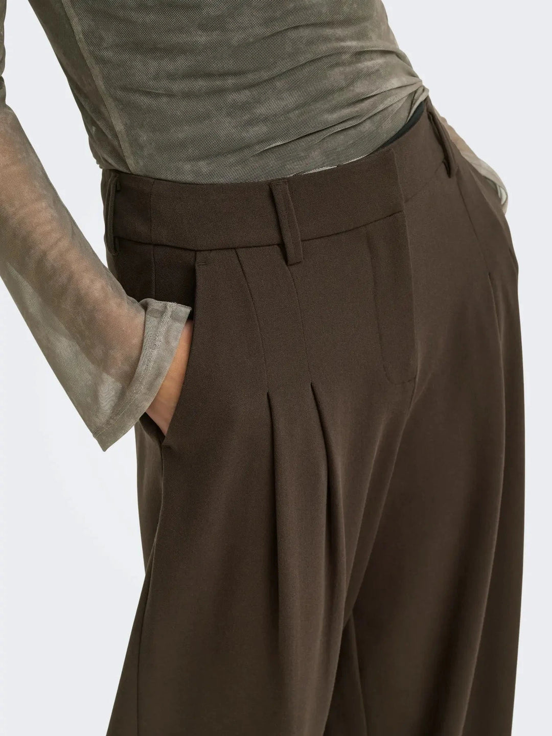 Only - Onlpalino Wide Pleat Pant Tlr - 5116274 Delicioso Bukser 