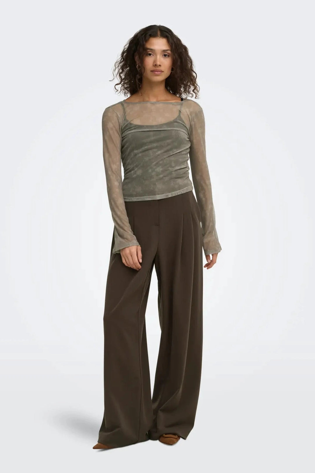Only - Onlpalino Wide Pleat Pant Tlr - 5116274 Delicioso Bukser 