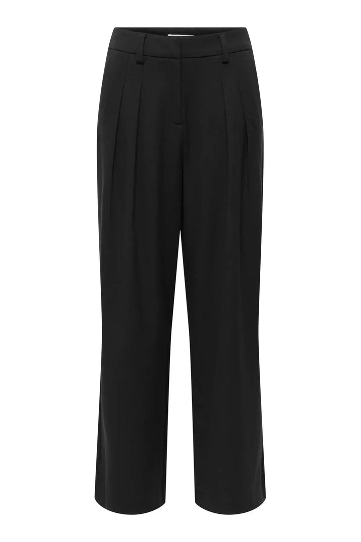 Only - Onlpalino Wide Pleat Pant Tlr - 5171717 Black Bukser 