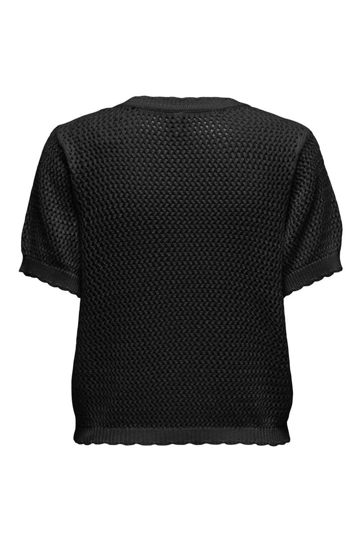 Only - Onlpaula 2/4 O-Neck Cardigan - 4710574 Black