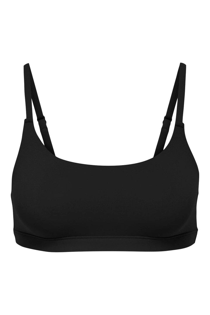 Only - Onlpeachy Scoop Bralette Acc - 4893261 Black