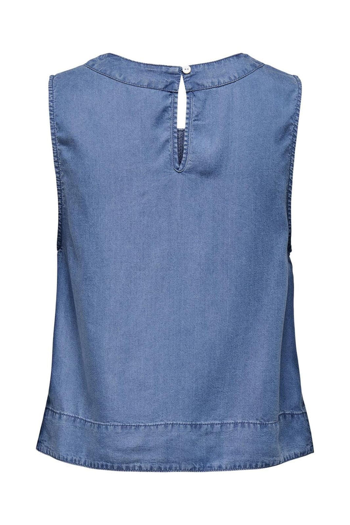 Only - Onlpema-Dorsi Sl Top Yor 15350533 - 4784951 - Medium Blue Denim