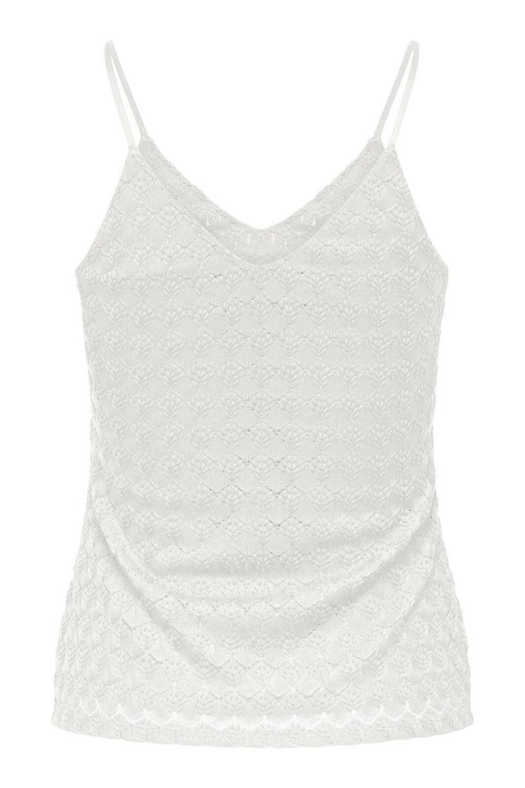 Only - Onlprato S/L Top Moch - 4827821 Cloud Dancer