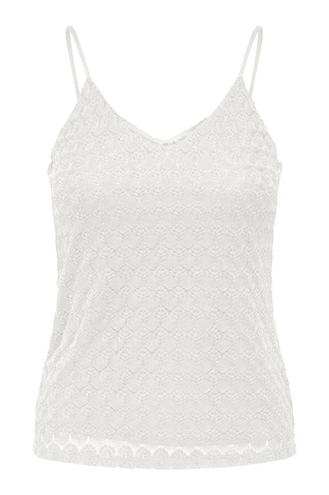 Only - Onlprato S/L Top Moch - 4827821 Cloud Dancer