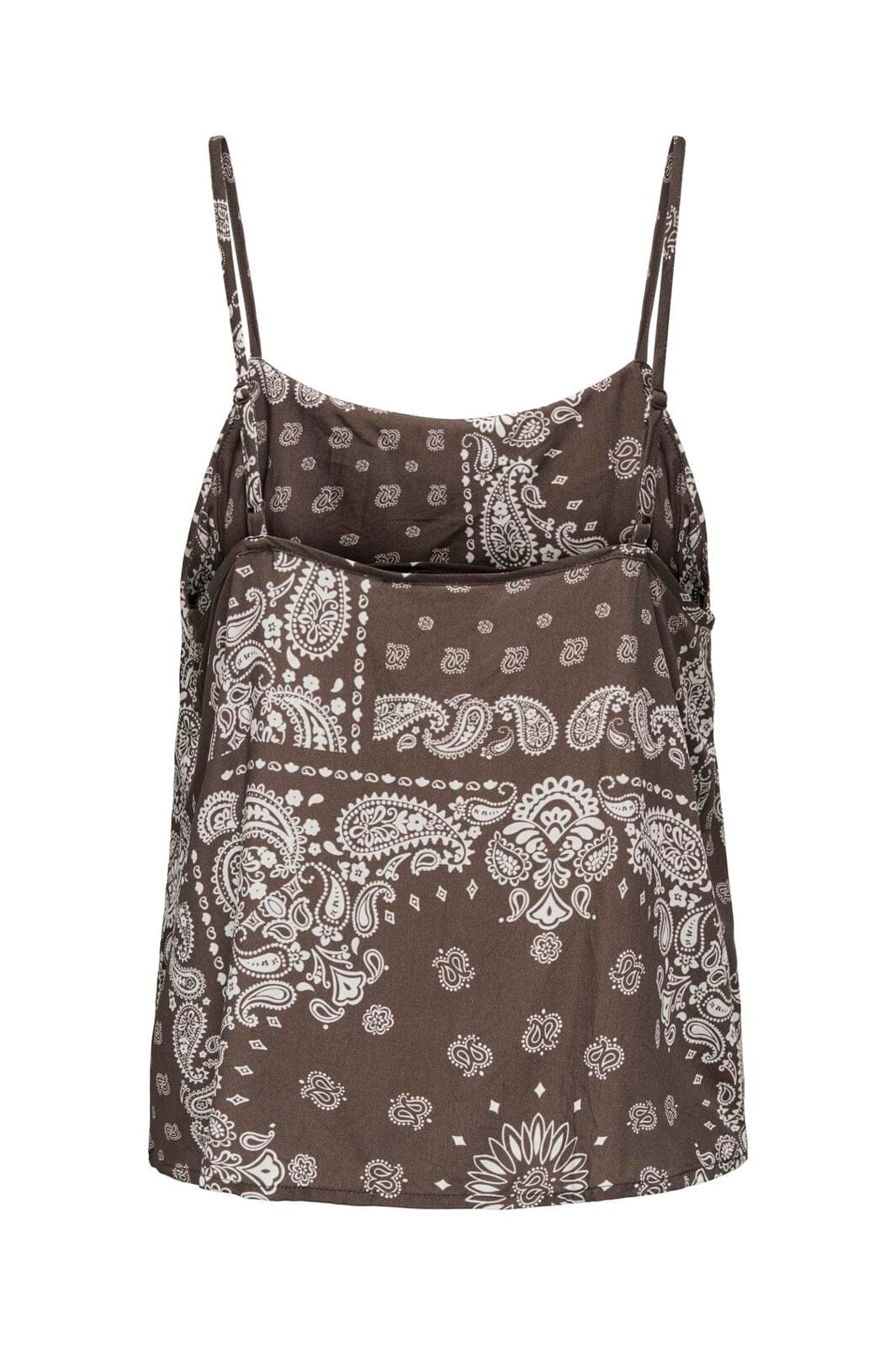 Only - Onlramse Ambel Strap Band Top - 5016290 Chocolate Martini Brown Bandana