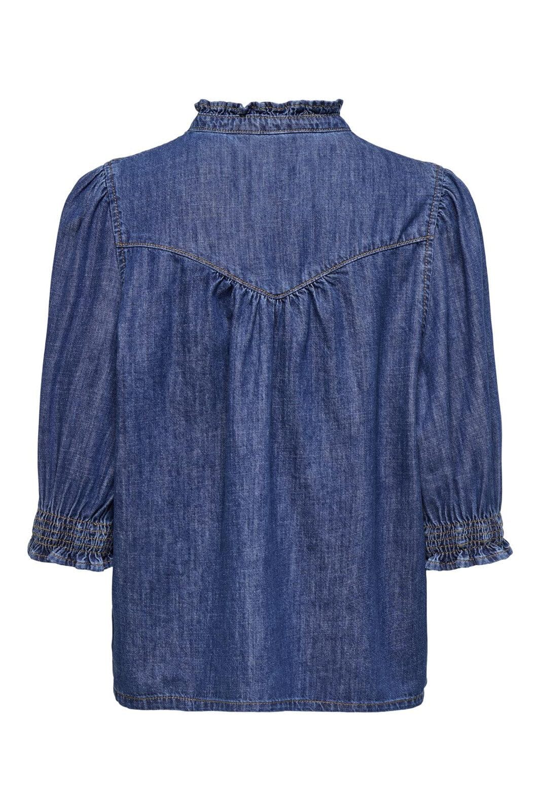 Only - Onlraya 3/4 Shirt Akm - 4888019 Dark Blue Denim