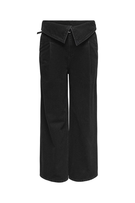 Only - Onlrosella Fold Belt Wide Mae - 4926826 Washed Black