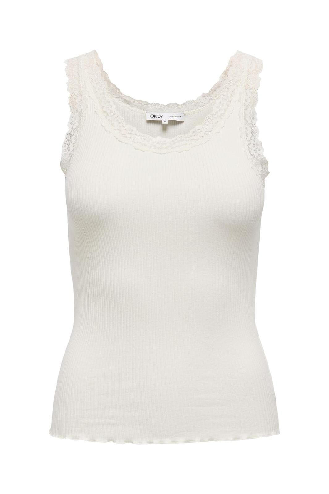 Only - Onlsara Sharai Lace Tank Top 15345994 - 4729728 - Cloud Dancer