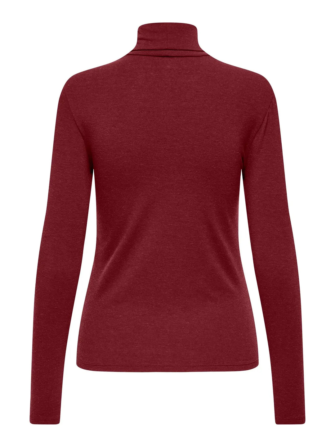 Only - Onlsia L/S Roll Neck Top Box - 4891631 Black Coffee Melange Toppe 