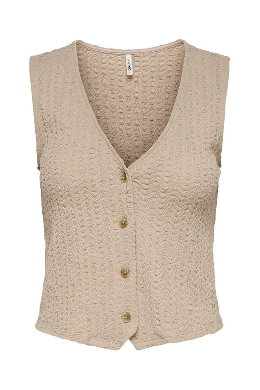 Only - Onlsif V-Neck Vest - 5029890 Humus