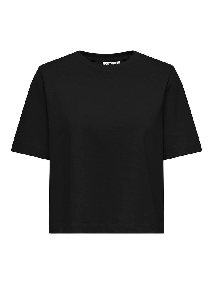 Only - Onlsilvina S/S Top Swt - 4569716 Black