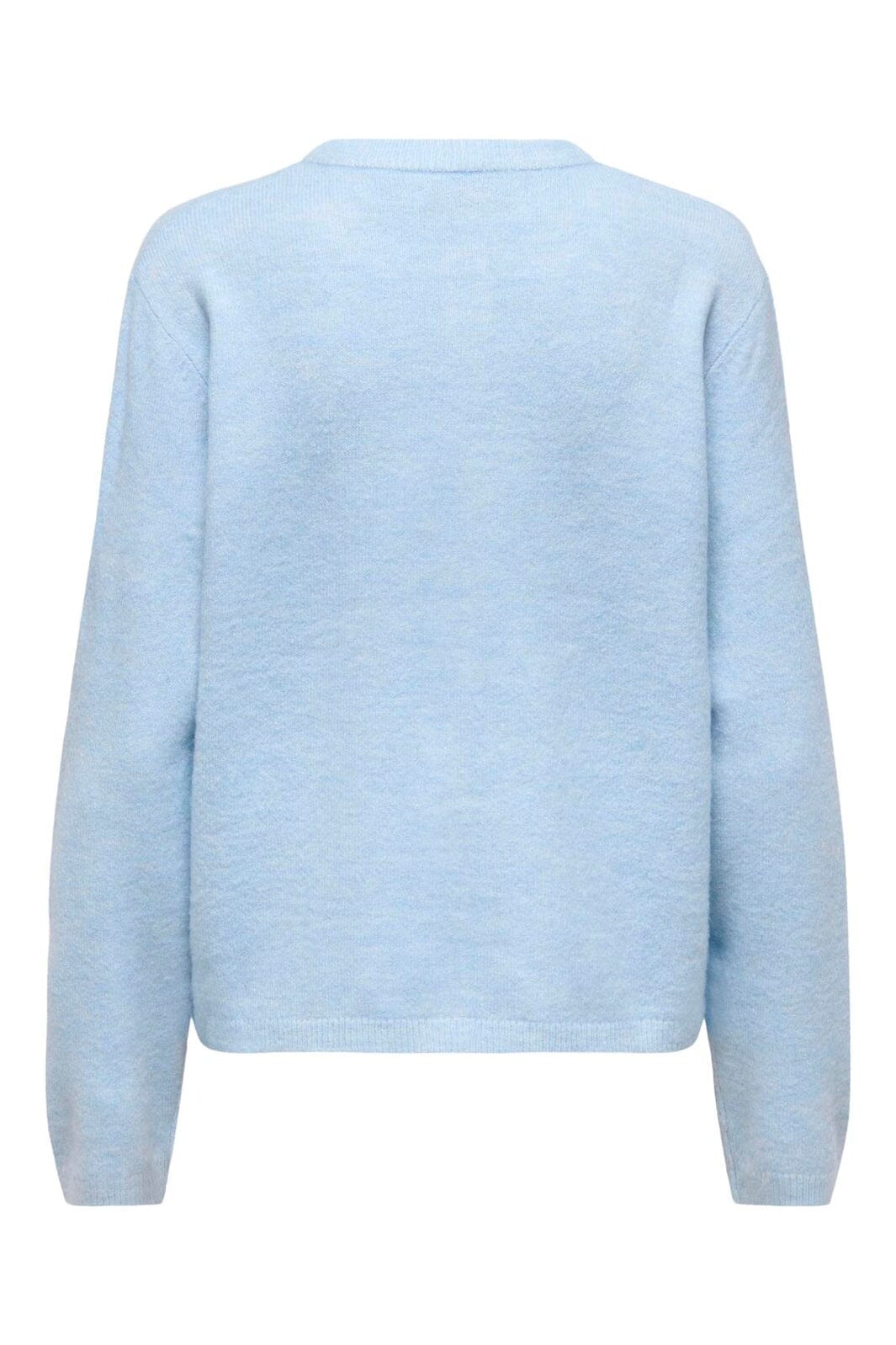 Only - Onlsimoni L/S O-Neck Cardigan Knt - 4959606 Cashmere Blue Melange