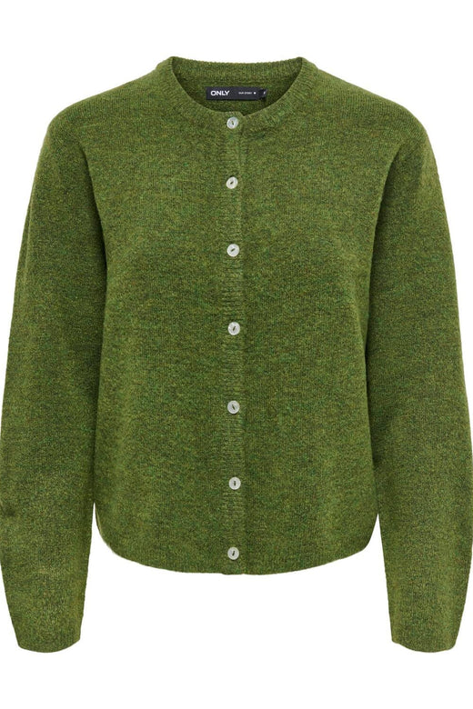 Only - Onlsimoni L/S O-Neck Cardigan Knt - 5112879 Forest Night Melange Cardigans 