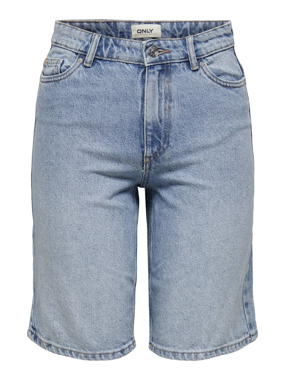 Only - Onlsonny hw wide dnm shorts - Light Blue Denim Shorts 