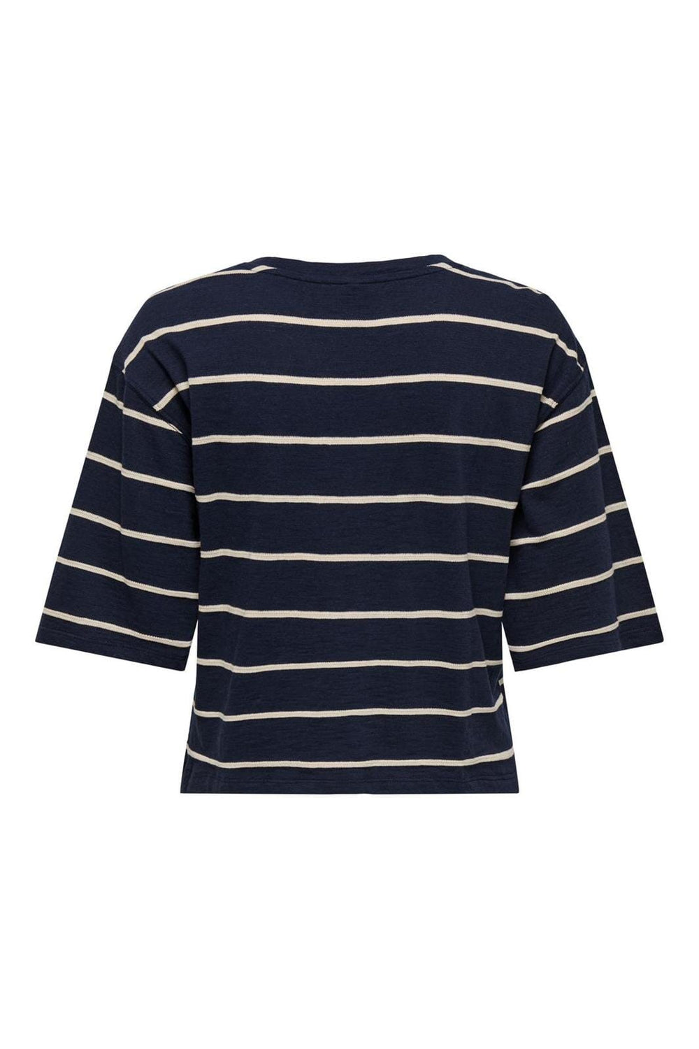 Only - Onlsummer S/S Boxy Top - 4749825 Navy Blazer Pumice Stone