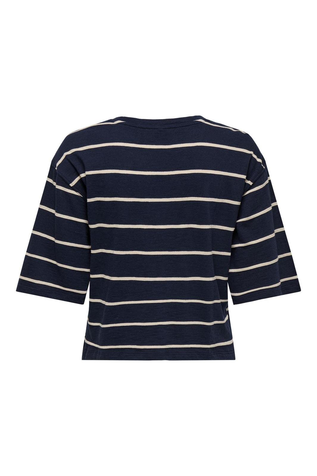 Only - Onlsummer S/S Boxy Top - 4749825 Navy Blazer Pumice Stone