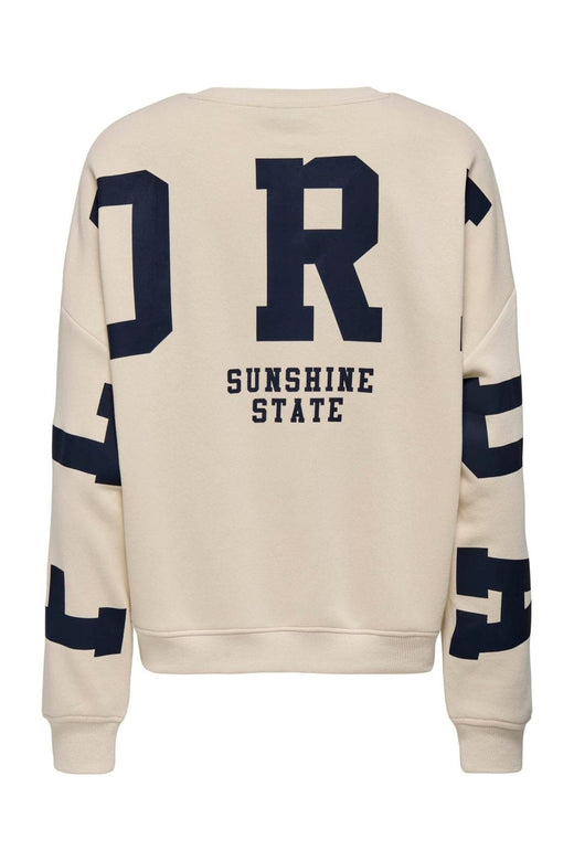 Only - Onlsweat L/S Back/Sleeve Print Swt - 4845923 Birch Night Sky Florida Print