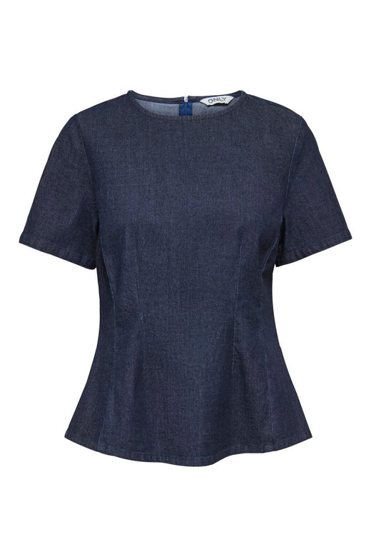 Only - Onltammy S/S Fitted Shirt Yor - 5069535 Dark Blue Denim