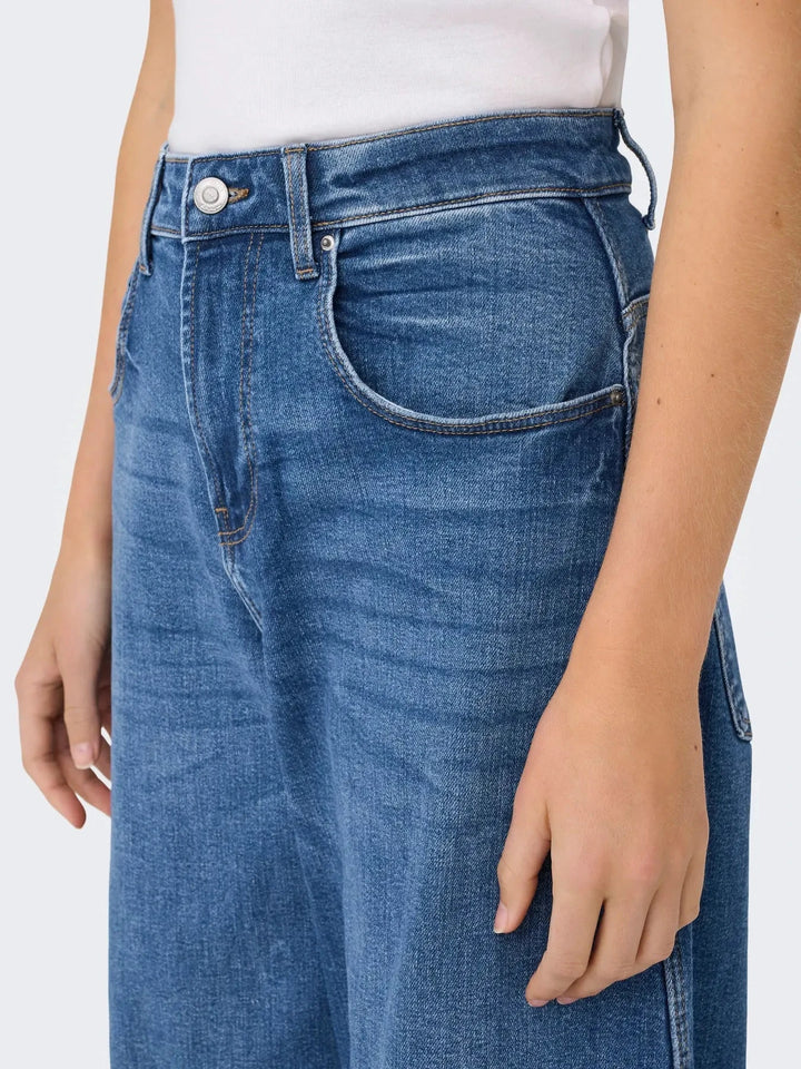 Only - Onltamy Barrel Epp - 4968777 Medium Blue Denim Jeans 
