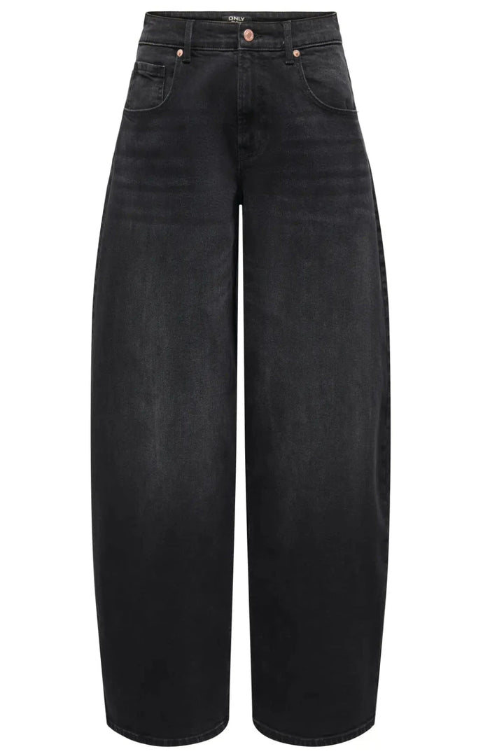 Only - Onltamy Barrel Epp - 4968778 Washed Black Jeans 
