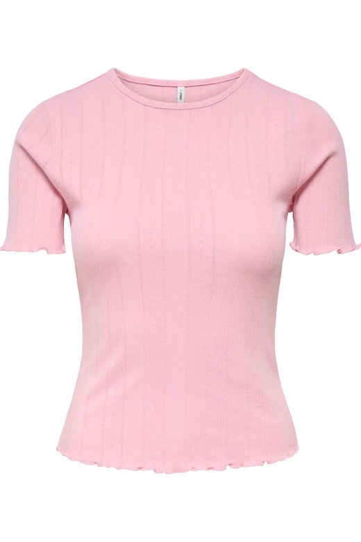 Only - Onltenna Life O-Neck S/S Top - 4941403 Romance Rose T-shirts 