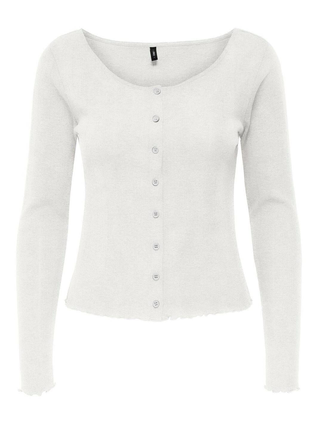 Only - Onltenna L/S Cardigan - 4914974 Cloud Dancer