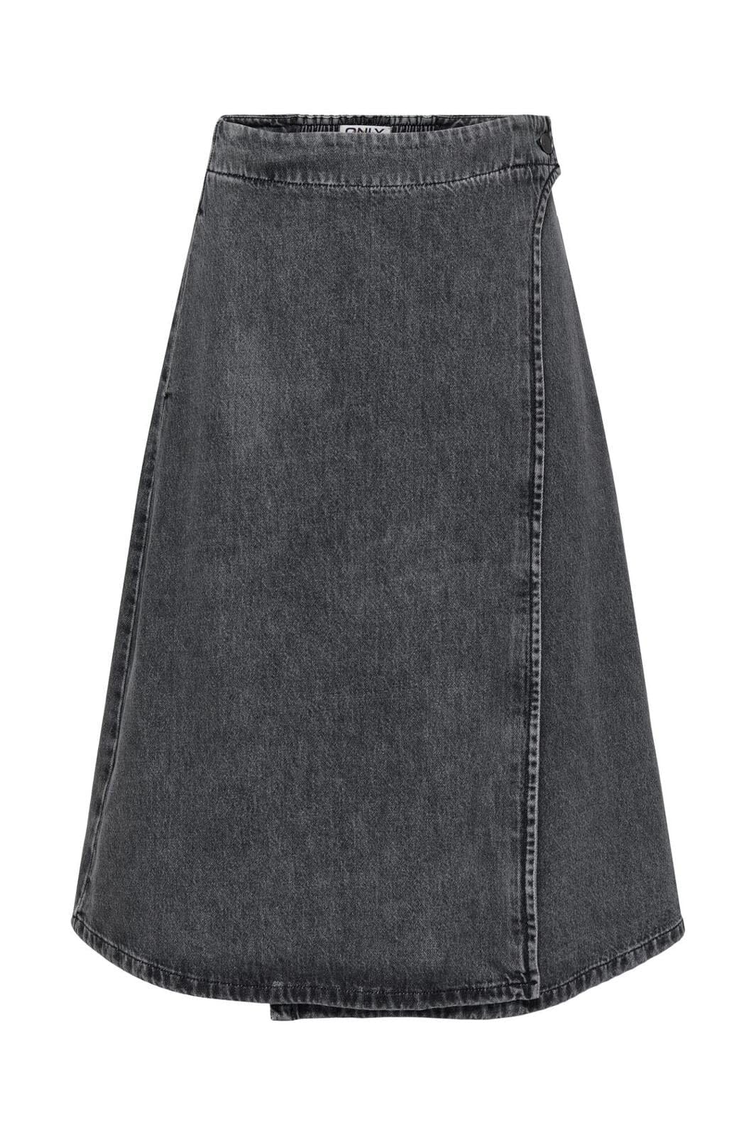 Only - Onlthea Wrap Midi Skirt Dot 15350339 - 4774497 - Washed Black