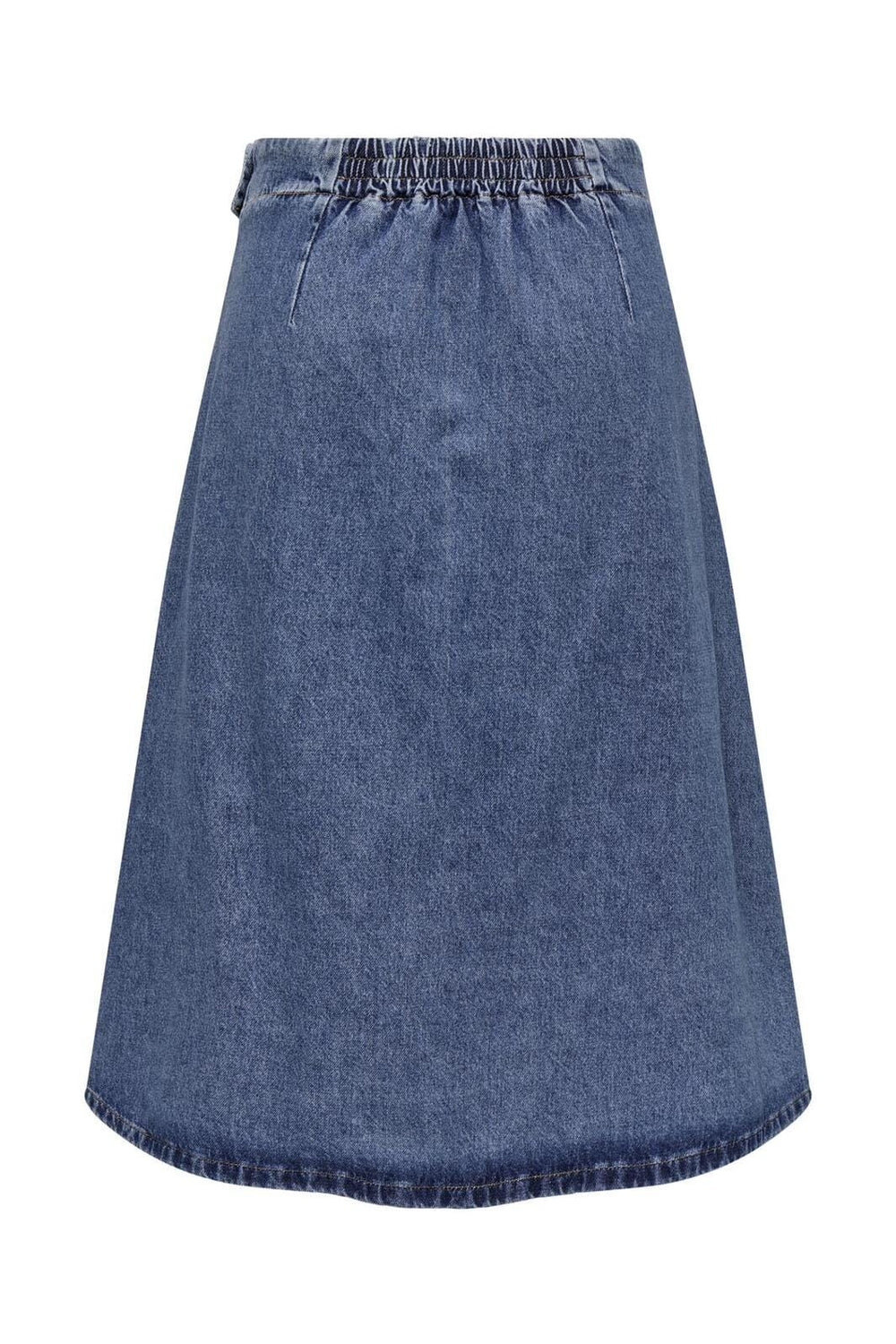 Only - Onlthea Wrap Midi Skirt Dot 15350339 - 4774498 - Medium Blue Denim