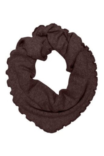 Only - Onlulrikke Frill Scarf Acc - 5209175 Coffee Bean Melange Tørklæder 