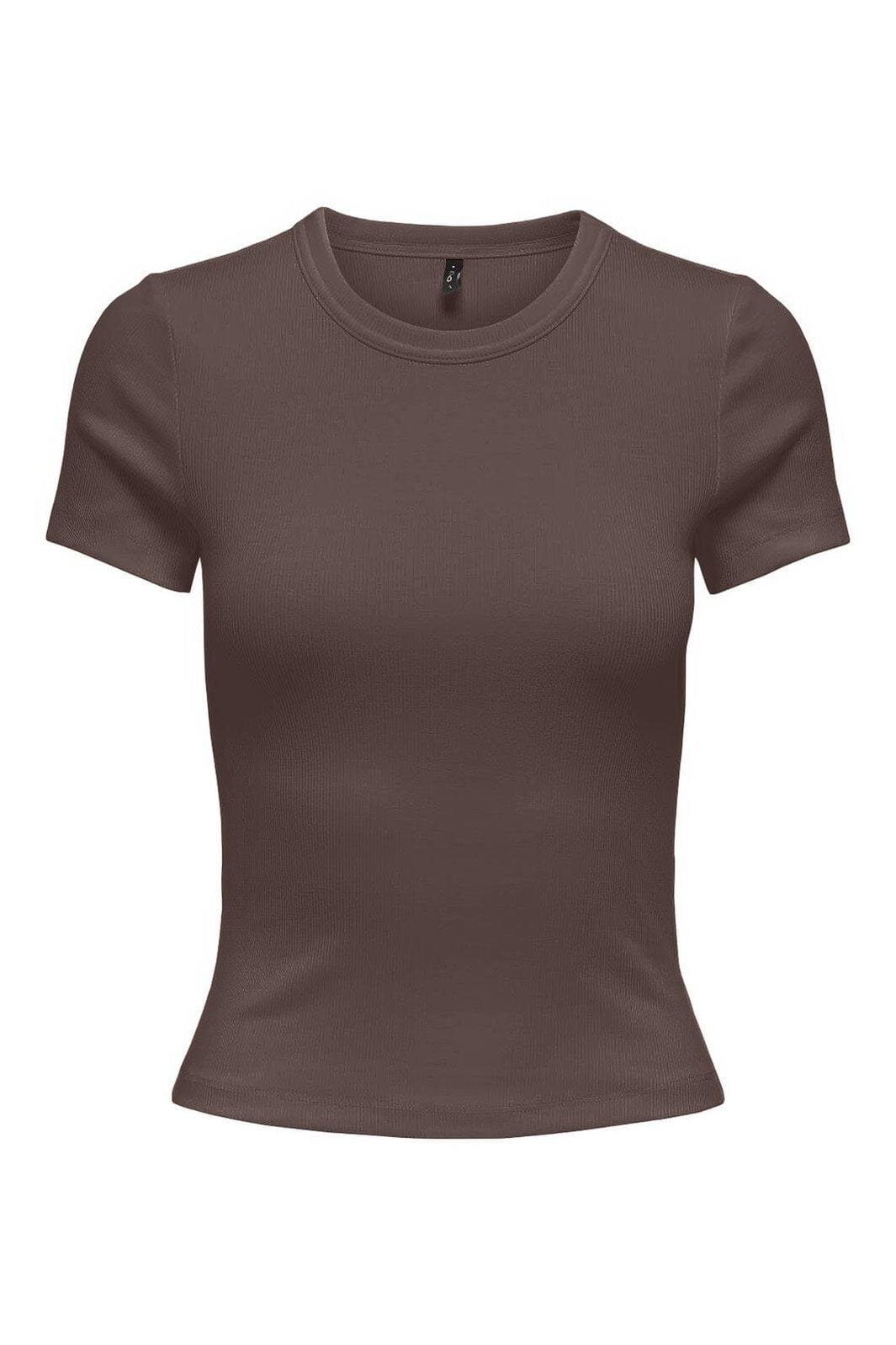 Only - Onlval Life S/S O-Neck Top - 4964138 Chocolate Martini