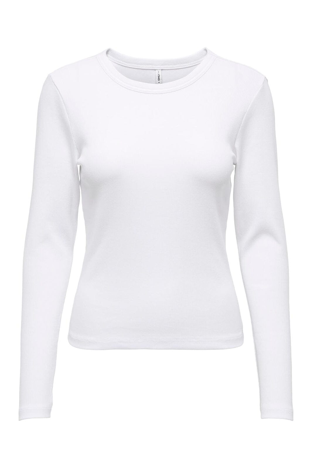 Only - Onlval L/S O-Neck Top - 4982408 Bright White