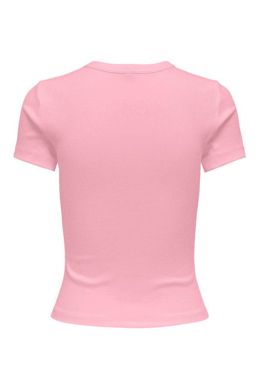 Only - Onlval S/S O-Neck Top - 4989062 Romance Rose
