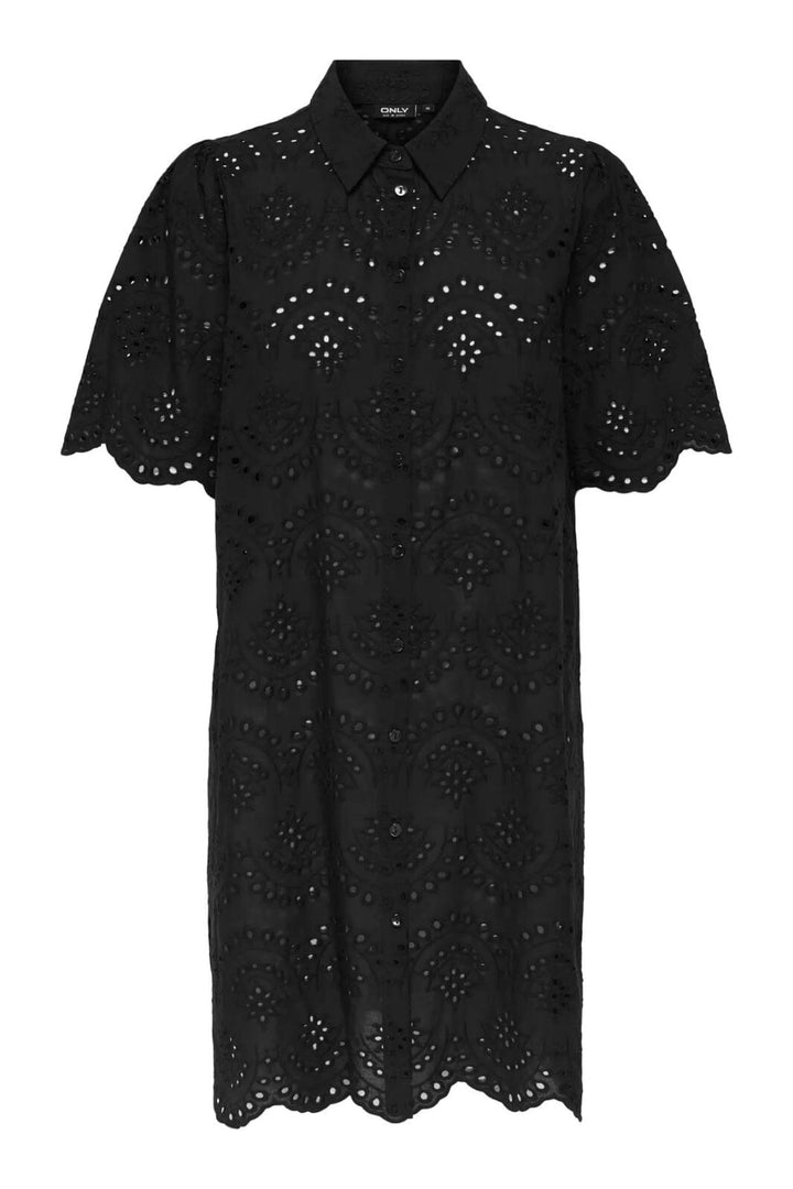 Only - Onlvalais S/S Dress - 4855519 Black