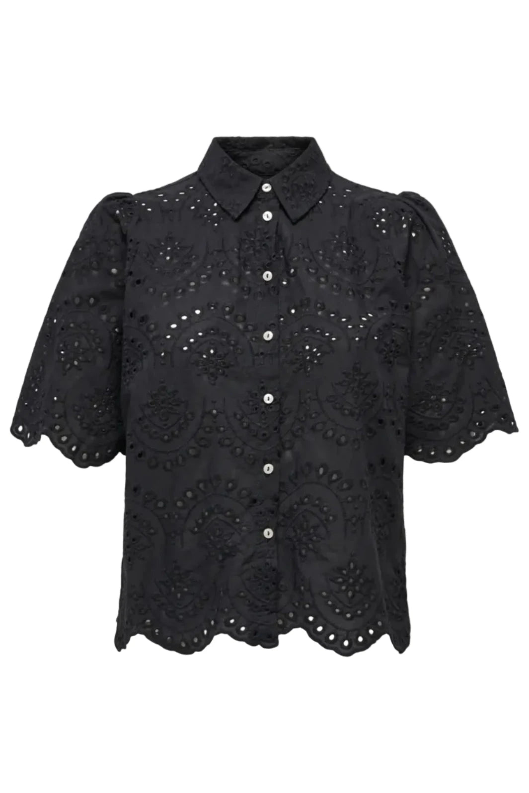 Only - Onlvalais S/S Shirt - 4840874 Black Skjorter 