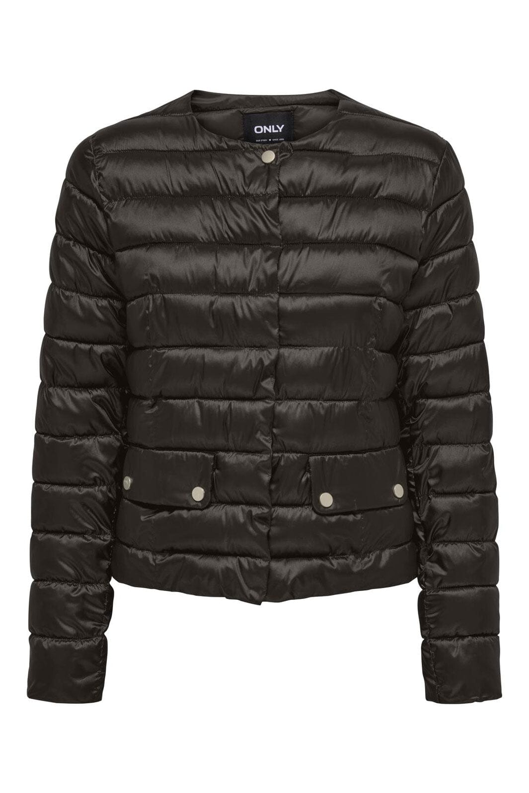 Only - Onlvega Life Quilt Short Jacket Cc - 4852265 Chocolate Torte Col. Walnut Lining