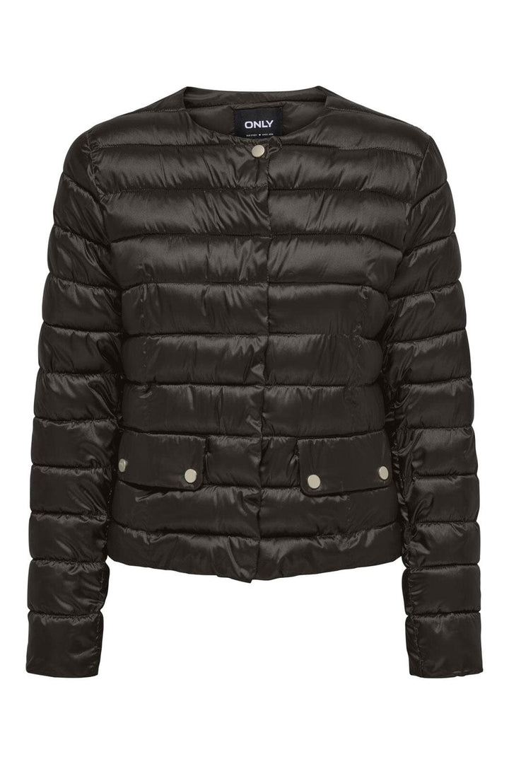 Only - Onlvega Life Quilt Short Jacket Cc - 4852265 Chocolate Torte Col. Walnut Lining