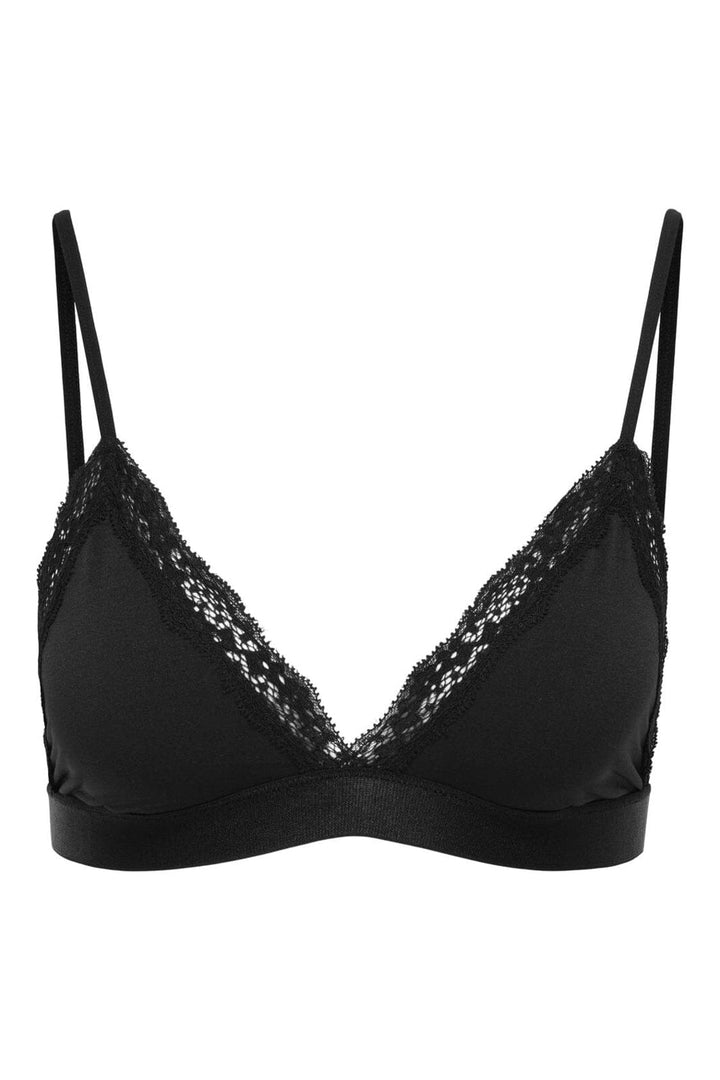 Only - Onlvicky Lace Unpadded Bralette Acc - 4816285 Black
