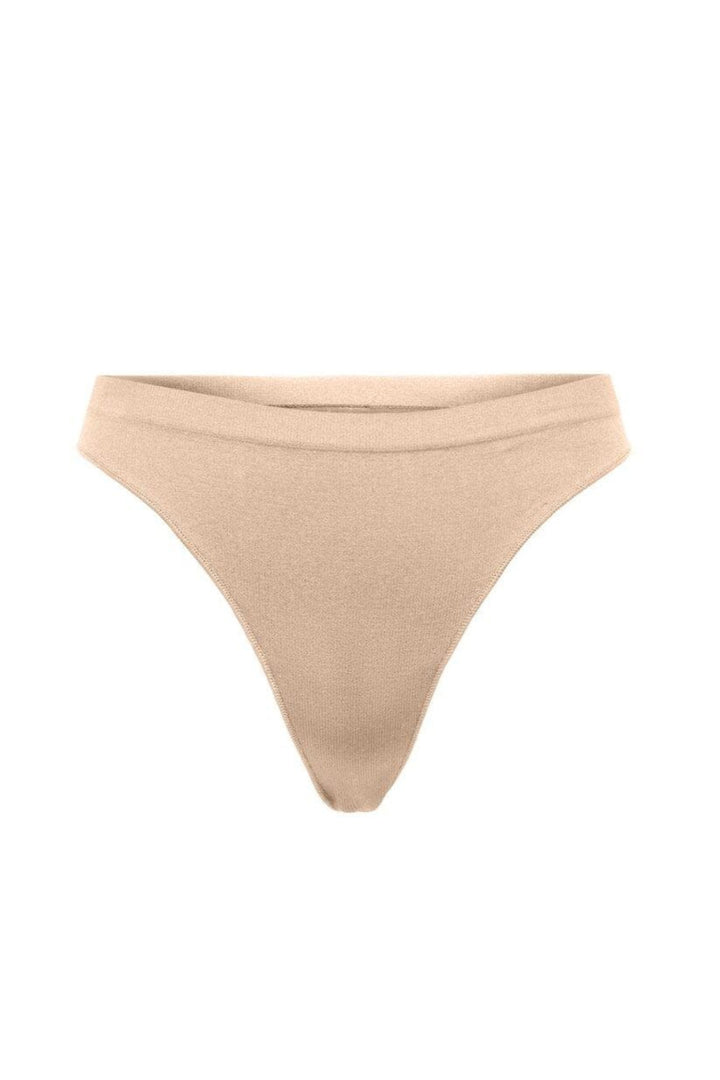 Only - Onlvicky Rib Seamless Thong Acc - 4792326 Peach Taffy