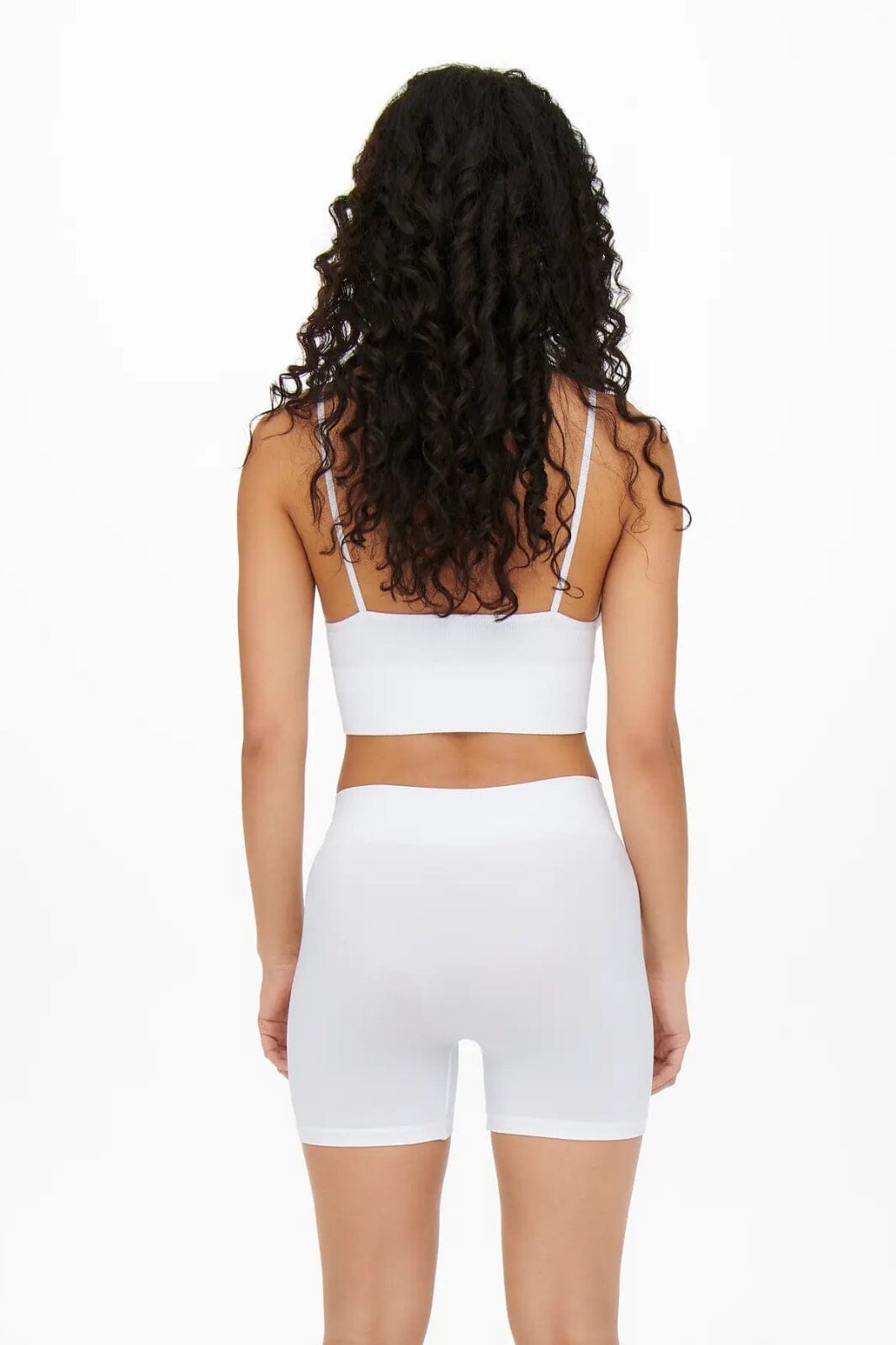 Only - Onlvicky Seamless Mini Shorts - 3517153 White