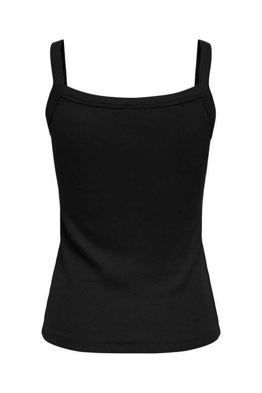 Only - Onlvira S/L Rib Top - 5091985 Black