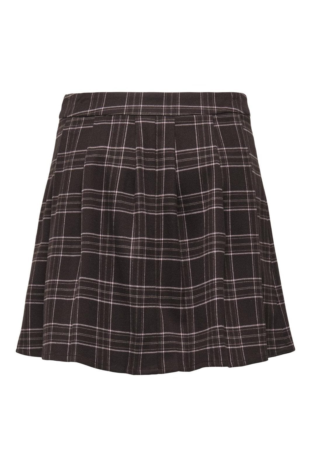 Only - Onlwren Check Short Skirt - 4970180 Black Checked Forge