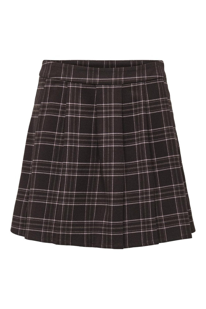 Only - Onlwren Check Short Skirt - 4970180 Black Checked Forge