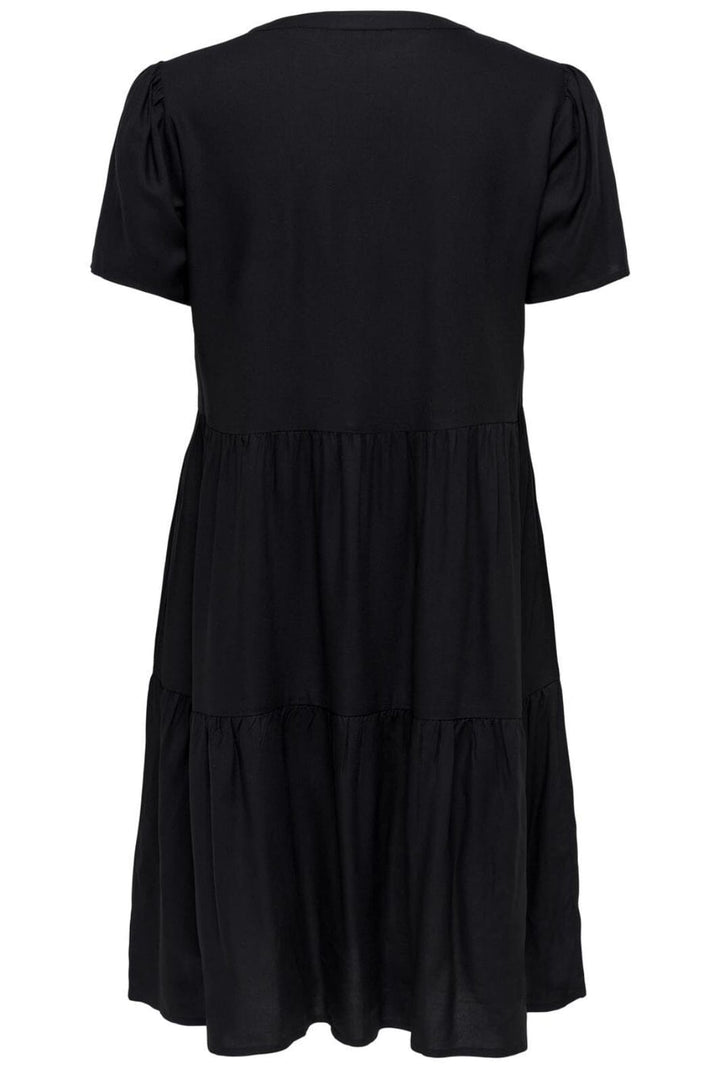 Only - Onlzally Life S/S Thea Dress 15262674 - 3935116 - Black