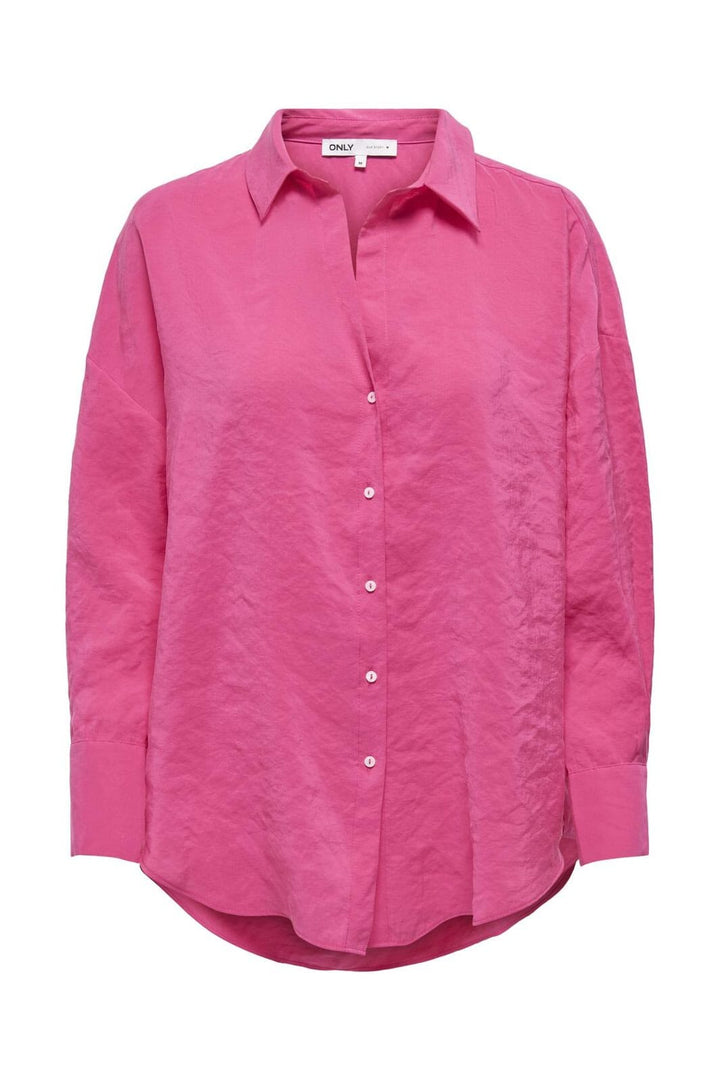Only - Onlzazima L/S Loose Shirt - 4864175 Fuchsia Purple