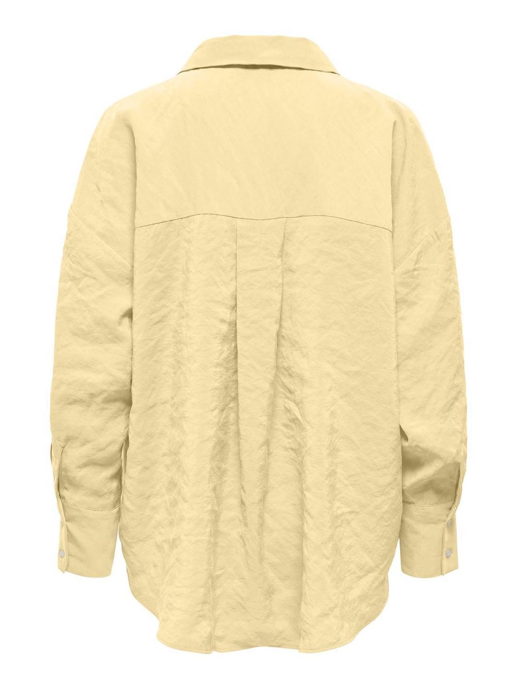Only - Onlzazima L/S Loose Shirt - 4943667 Double Cream