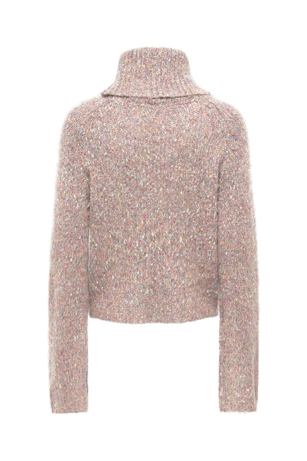 Only - Onlzille Ls Rollneck Cc Knt - 5101043 Cloud Dancer Multi Melange