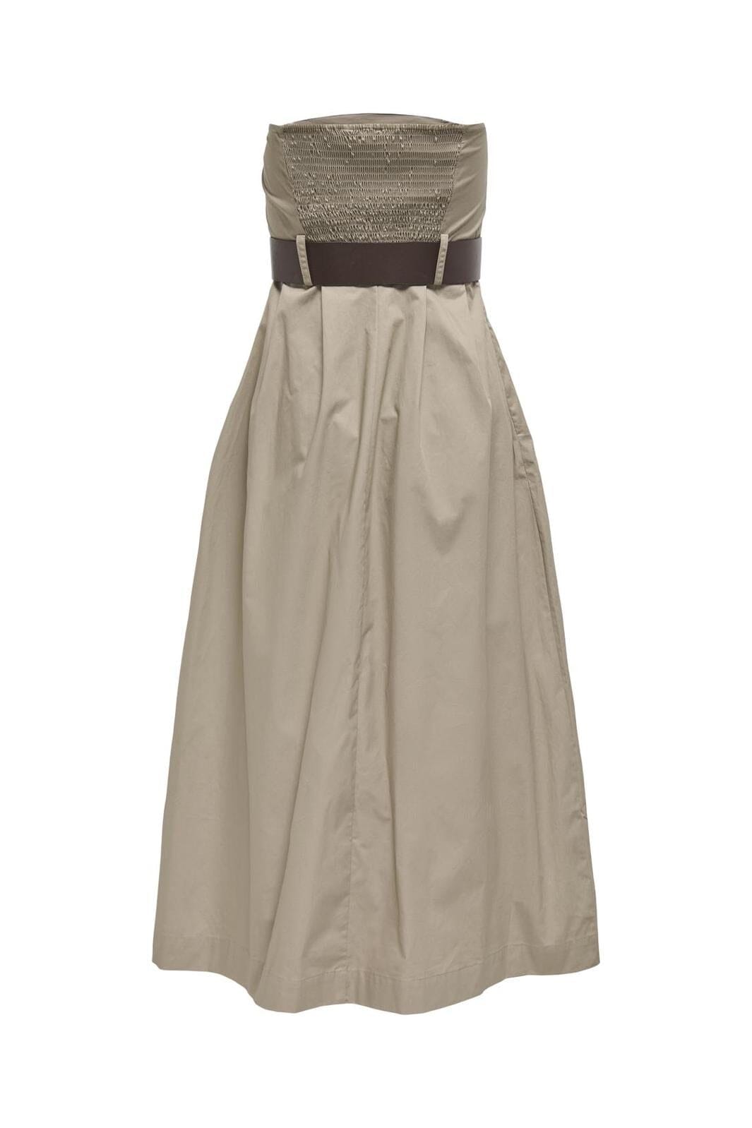 Only - Onlzora Long Tube Dress - 4713134 Savannah Tan