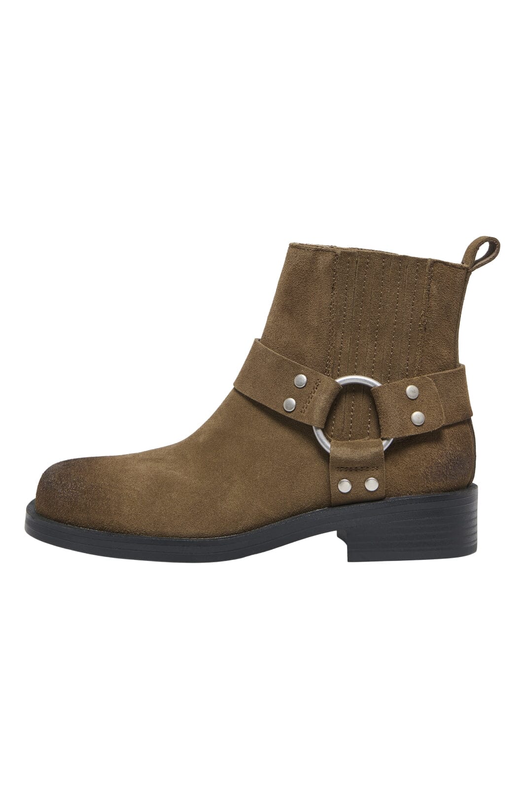 Only Shoes - Onlbax-3 Suede Leather Boot - 4842655 Cognac